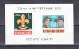 Haiti   -   1962.  Anniversary Of Scouting.  MNH, Fresh  Sheet - Ungebraucht