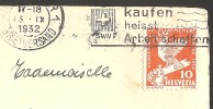 Winterthur Stadtkirche Briefmarke ! 1932 - Winterthur