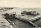 CIVITAVECCHIA. VEDUTA DALL'ALTO DELLO STABILIMENTO BALNEARE "PIRGO". CARTOLINA DEL 1952 - Civitavecchia