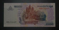 CAMBODGE - Billet De 1000 Riels - 2007 - N°1741437 - Cambodge