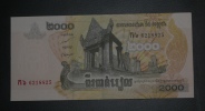 CAMBODGE - Billet De 2000 Riels - 2007 - N°6218825 - Cambodge
