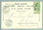 Heimat Bahn Urnäsch Lang-O Appenzell-Winkeln 1900-07-16 Auf AK UPU - Cartas & Documentos