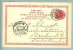 Heimat Schweden Bahnstemepl PKXP.Nr: 34A 1895-04-11 Ganzsache Mit Privatzudruck Nach Berlin - Enteros Postales