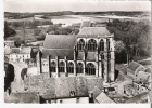 SAINT SUPLICE De FAVIERES 91 En Avion Au Dessus De L' Eglise Carte Dentelée Véritable Photo - Saint Sulpice De Favieres