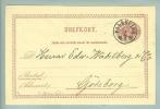 Heimat Schweden FALKÖPING 1880-08-07 Auf Ganzsache Nach Göteborg - Postal Stationery