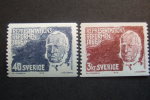 SWEDEN 1966   YVERT 539/40  MICHEL 553/54A    MNH **     (011203-NVT) - Unused Stamps