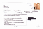 11.10.2006 -  Bedarfsbeleg (-karte) Mit FM/DM (mit Überdruck "Dritter Mann")  -   Siehe Scan   (at 2546 02) - Cartas & Documentos