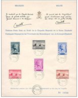 Feuillet Souvenir 532-537 Cachet Bleu - 1934-1951