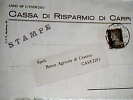 CARPI MODENA  BANCA CASSA RISPARMIO  L'89° ANNO ESERCIZIO VB1933 X CAVEZZO  DO4699 - Banques