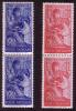 Vaticano - 1955 - Fra Angelico Sass. 195-196 (coppie **) - Unused Stamps