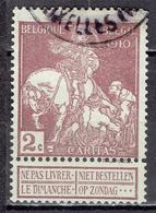 Belgien / Belgium - Mi-Nr 86 Gestempelt / Used (p840) - 1910-1911 Caritas