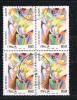 Italia 1993 £. 850 Quartina Europa Usato Sicuro - Blocks & Sheetlets