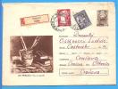 Painting. Still Life, Book Romania Postal Stationery Cover 1966 - Impressionisme