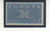 IRLANDE N°160 EUROPA NEUF* TRACE - 1963