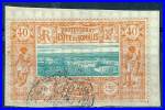 SOMALI COAST 1894 SCARCE USED VIEW OF DJIBOUTI SC# 15 VF USED - Oblitérés