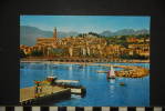 06- MENTON  LE PORT LA DIGUE ET LA VIEILLE VILLE - Menton