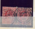 JERSEY    BELLE OBLITERATION SUR  1 D 1902  Paire - Used Stamps
