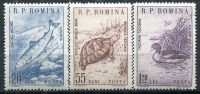 Roumanie - Y&T 1670 * 1672 * - Animaux - Poissons - Oiseaux - Neufs