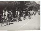 P 482 - T D France 1953 -6 ém étape - Caen - Le Mans  -  Aprés Roupéroux Capu - Bauvin - Delleda En Téte - - Ciclismo