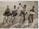 P 487 - 6 Jours De Paris - Mars 1951 - Au Ralenti De Gauche à Droite : Prat, Carrara, Stenfleben, Giorgetti - - Cyclisme