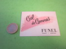 FUNEL - Ciel De Cannes - Carte Parfumée Ancienne - Anciennes (jusque 1960)