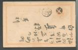 JAPAN , POSTAL STATIONERY POSTCARD WITH MUTE CANCELLATION - Postales