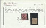 ITALIA REGNO 1879 EFFIGIE RE UMBERTOI 10 C MLH OTTIMA CENTRATURA CERTIFICATO - Neufs