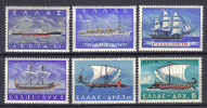 AP86 - GRECIA 1958 , Marinae Serie N. 654/659  ***  MNH - Nuevos