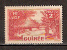 Timbre Guinée Y&T N°125 Neuf Sans Gomme. 2 C. Rouge. Cote 0,20 € - Andere & Zonder Classificatie