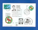 LIMITÉE  500 N° 0130 RARE 6.10.7.1992 PRÉSIDENT MITTERRAND ET SILVA CAVACO  MISSION DE PAIX DU PARLEMENT STRASBOURG - Storia Postale