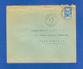 1947  N° 718 A MARIANNE DE GANDON 4f50 BLEU ENVELOPPE  COLMAR - GARE  17 X  15 - 6 - 47 HAUT- RHIN - Briefe U. Dokumente