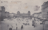 Bruxelles -  Gare Du Nord Et Place Rogier  /  Nels    1911 - Spoorwegen, Stations