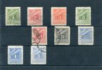 1912/13-Greece- "Lithographic" Postage Due Issue- B Period Complete Set Used/usH/MH - Usati