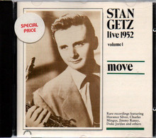 # CD: Stan Getz - Live 1952 - Volume 1 - Move - CDJJ 616 - Jazz
