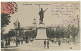 Vercingetorix Statue A Bordeaux No 32  CC Envoyée A Varsovie Russie - Hommes Politiques & Militaires
