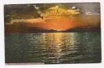 UTAH - SUNSET ON GREAT SALT LAKE - Postcard Sent In 1907 - Salt Lake City
