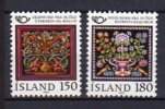 ISLANDE    Neuf  **    Y. Et T.  N° 509 / 510    Cote:  2,00  Euros - Unused Stamps