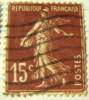 France 1920 Sower 15c - Used - Oblitérés