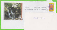PAP Sur Enveloppe Entête Cascade De VIRIEU LE GRAND (Ain) - Prêts-à-poster:Stamped On Demand & Semi-official Overprinting (1995-...)