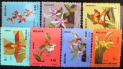 BOLIVIE: Orchidees, Orchids. Yvert: 524/6 + PA310/13. (MNH, **) - Orquideas