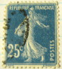 France 1906 Sower 25c - Used - Gebruikt