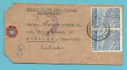 771 Op ECHANTILLONS SANS VALEUR Met Stempel BRUXELLES Naar BUFFALO / U.S.A.  (VK) - 1948 Exportation