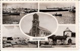 CPSM 29 GUILVINEC Multivues Port Maison Pêcheurs Manoir De Kergoz Eglise 1959 - Guilvinec