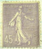 France 1920 Sower 45c - Mint Hinged - Unused Stamps