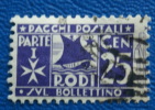 ITALY 1934 RODI PARCEL USED VF - Egée (Rodi)