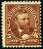 US #255 Mint Hinged 5c Grant From 1894 - Nuevos