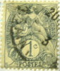 France 1900 Blanc 1c -used - Used Stamps