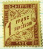 France 1884 Postage Due 1f - Unused Hinged - 1859-1959 Nuovi