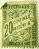 France 1884 Postage Due 20c - Mint Hinged - 1859-1959.. Ungebraucht