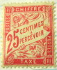 France 1884 Postage Due 25c - Mint Hinged - 1859-1959 Neufs